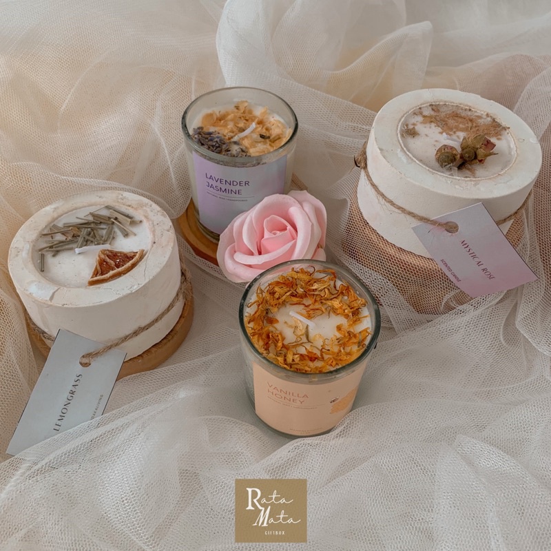 scented candle/lilin aromatherapy/kado wisuda/hampers/kado ulang tahun/kado pernikahan/wedding gift/birthday gift/graduation gift