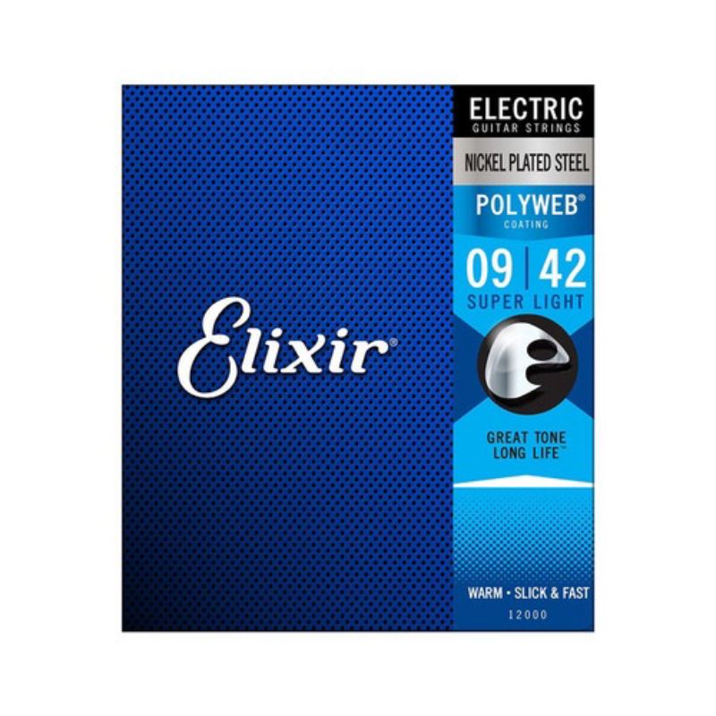 ELIXIR POLYWEB 12000 ELECTRIC GUITAR STRING - SENAR GITAR 1SET