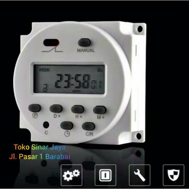 Timer DC 12V Ampli Walet (Bonus Kabel)