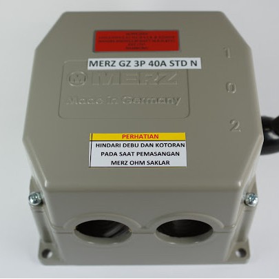 MERZ804 GZ ON-OFF-ON ohm saklar 3pole 40ampere