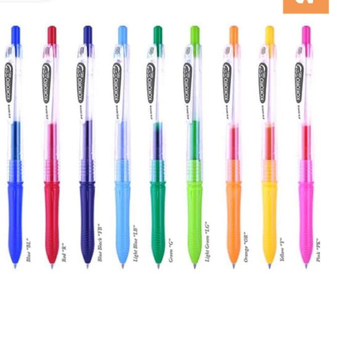 

HOT SALE!! (vkp-655) Pulpen Gel Kokoro DIJUAL LUSINAN / Zebra Kokoro Color 0,5mm