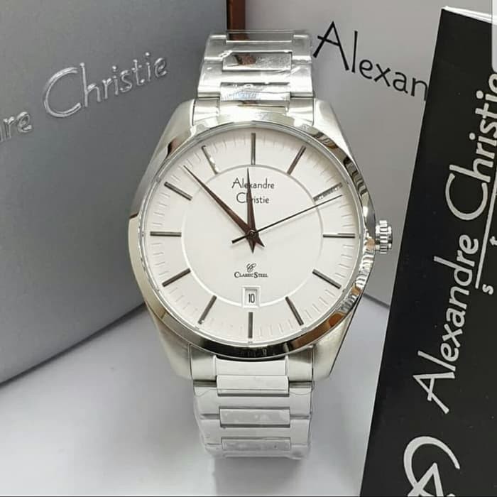 ORIGINAL Jam Tangan Pria Alexandre Christie AC 8579 / AC8579 Garansi 1 Tahun