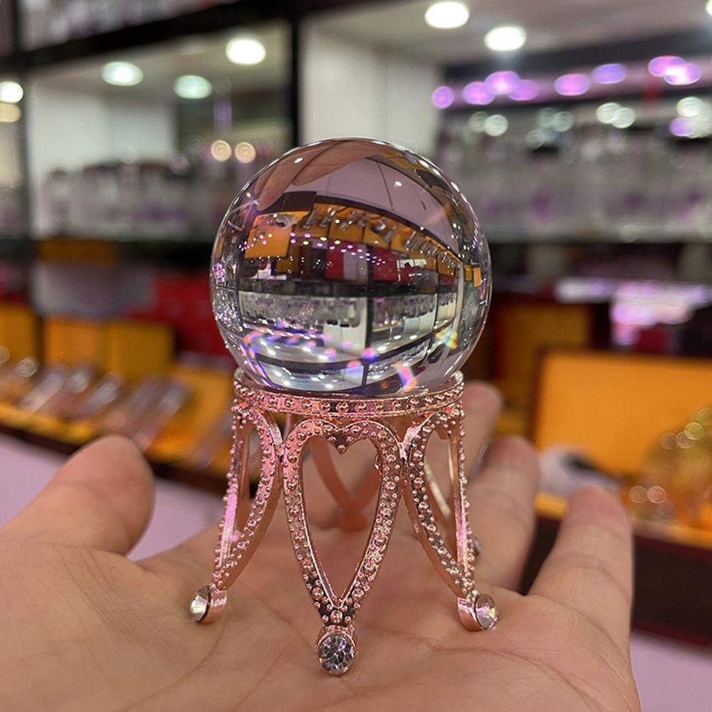 Chookyy Crown Crystal Ball Holder Untuk Kerang Keong Hiasan Desktop Dekorasi Rumah Kantor Alas Bola Kaca