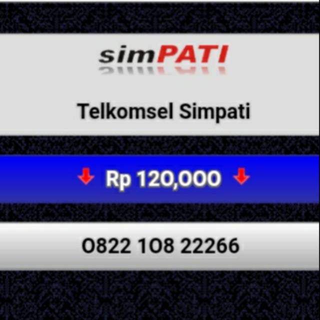 NOMOR CANTIK SIMPATI 0822 108 22266