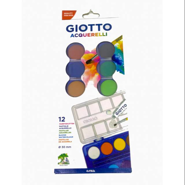 

Giotto Water Coloured Cake, 12 Cols 535200