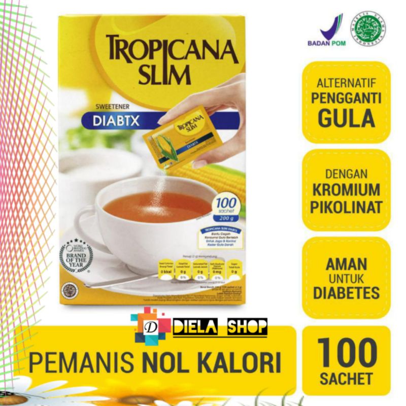 

Tropicana slim Diabtx 100 gr/50g/25g