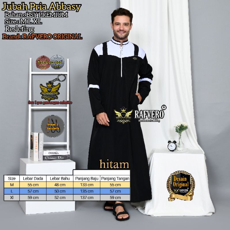 Jubah Pria Abbasy ORIGINAL RAFVERO - Jubah Pria - Jubah Pria Terbaru