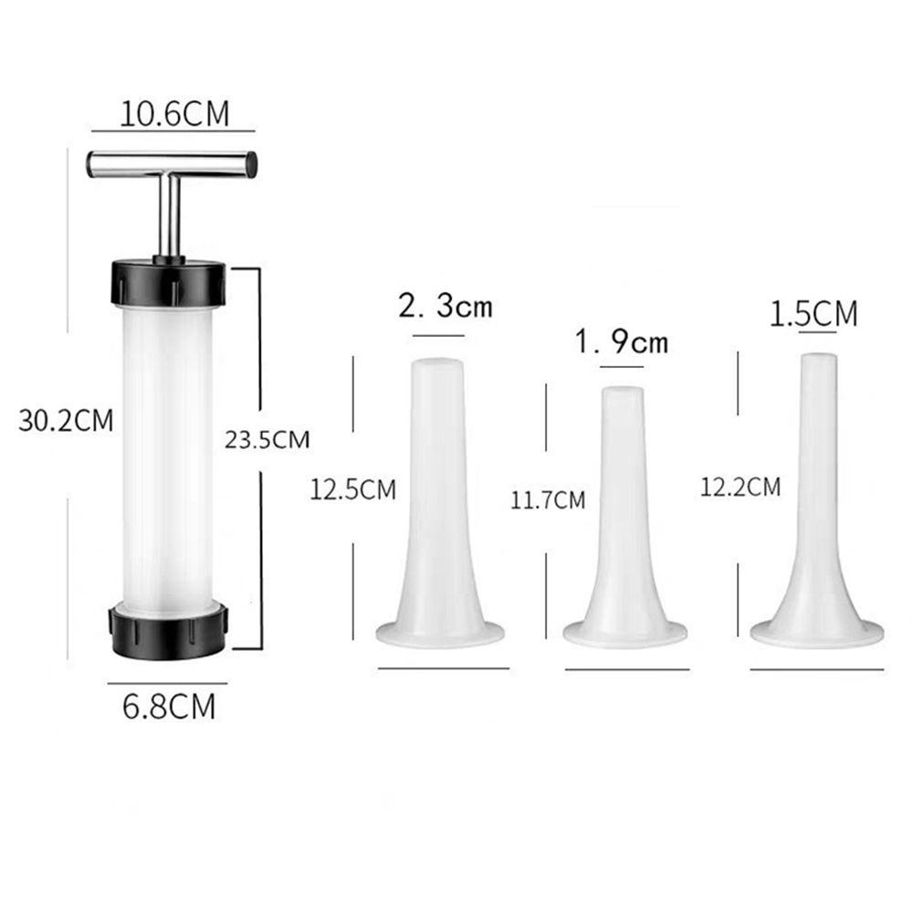 [Elegan] Stuffer Sosis|Nozzle Corong Penggunaan Rumah Tangga Pembuat Makanan Pembuat Sosis