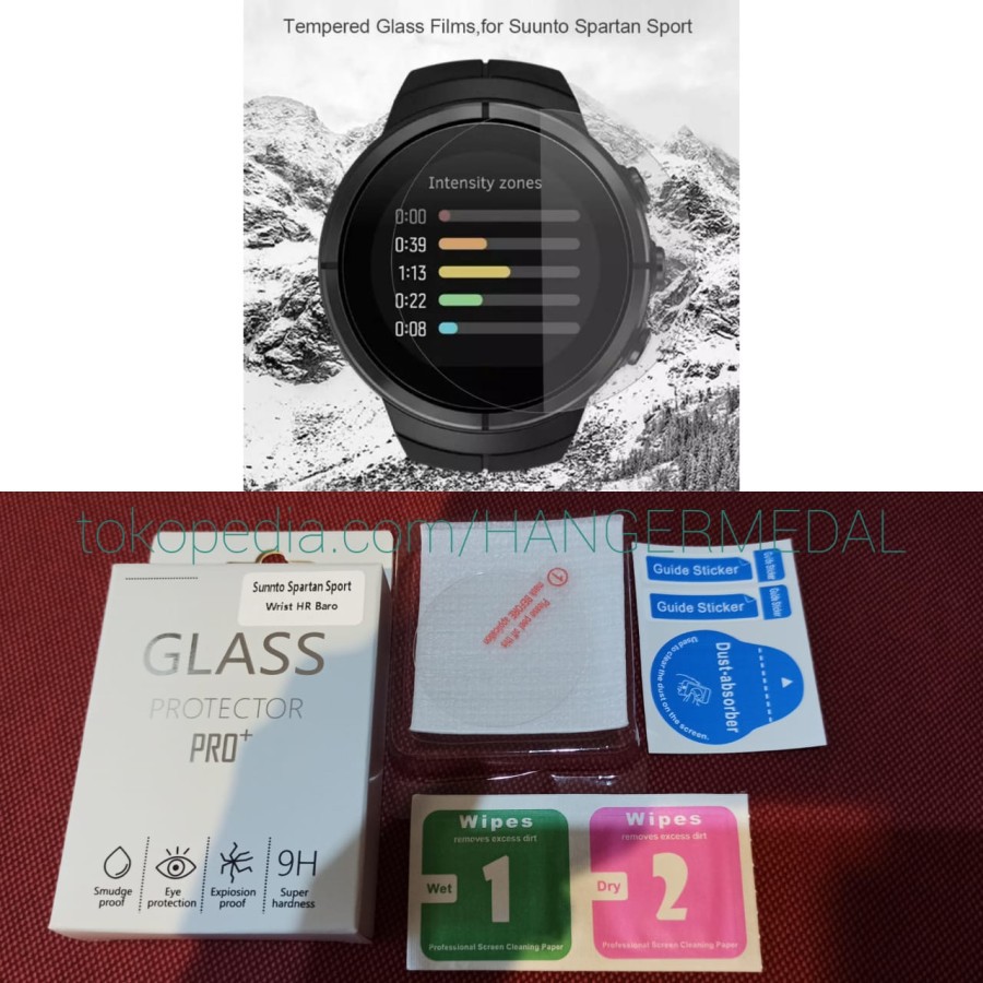 Tempered Glass ANTI GORES Suunto Spartan Sport Wrist HR Baro - SPARTAN SPORT