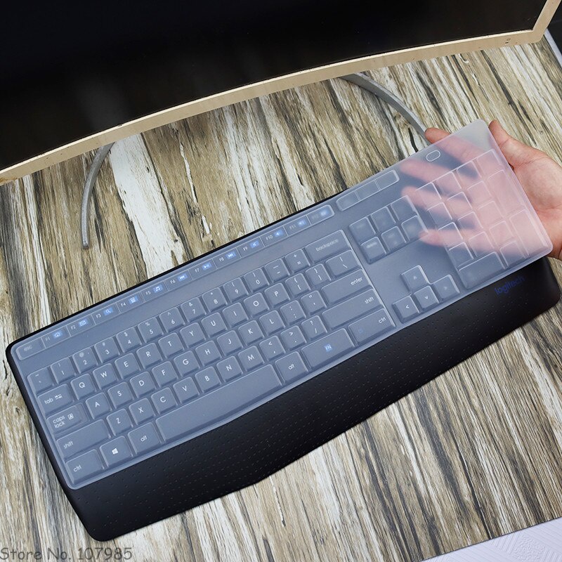 Cover Pelindung keyboard Wireless Bluetooth Logitech MK345 K345 MK 345 Bahan Silikon Anti Debu