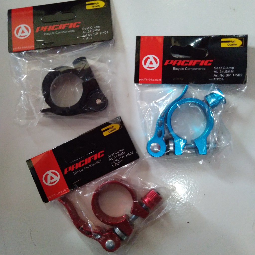 Seatpost Clamp Klem Sepeda Lipat 34,9 QR Pacific