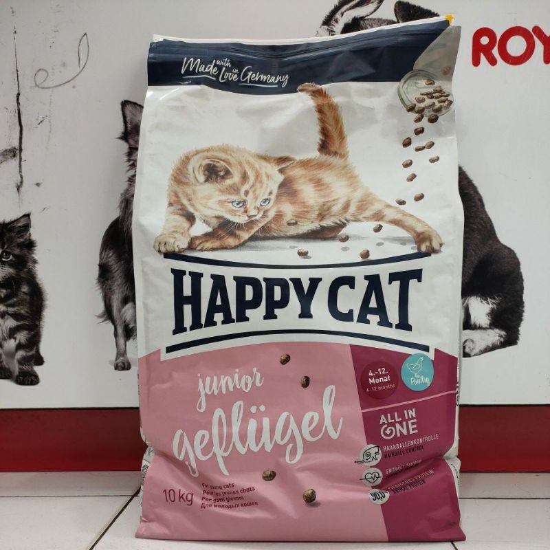 Happycat junior poultry 10kg - Happycat junior 10kg