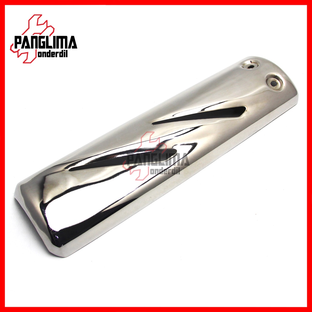 Pelindung Knalpot Vixion (2007-2011) Polos Cover Tutup-Penutup-Tameng Kenalpot-Muffler-Exhaust