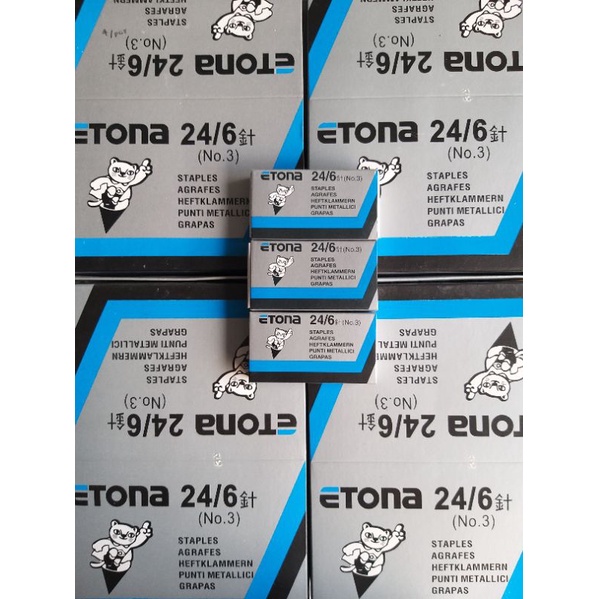 

[PCS] STAPLES ETONA NO.3 24/6 / ISI HEKTER ETONA 24/6 NO.3 / STAPLES NO. 3