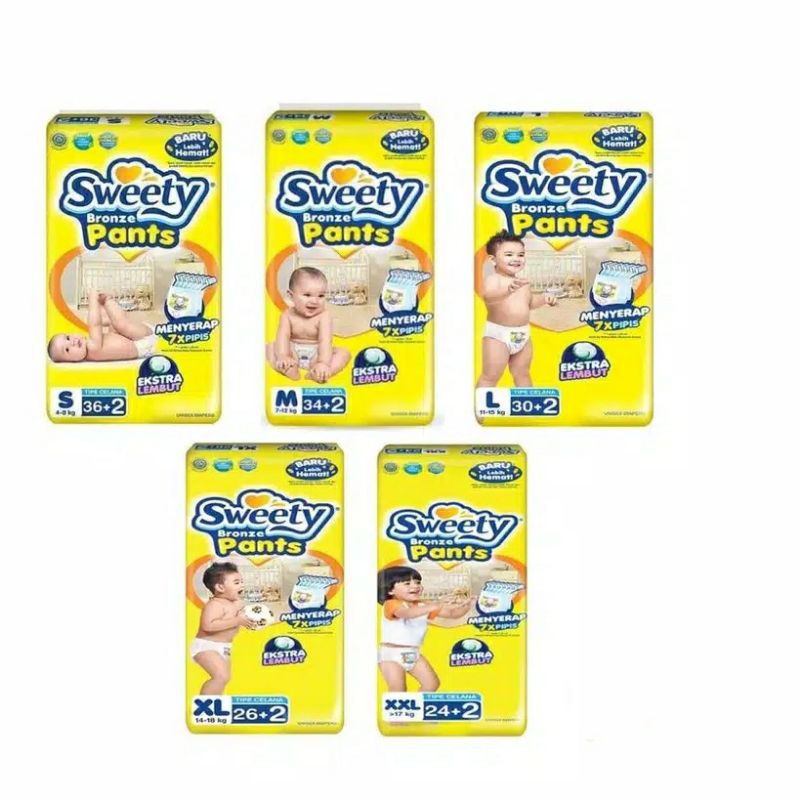 Sweety bronze pants s36+2,M34+2L30+2,Xl26+2,Xxl24+2 | Shopee Indonesia