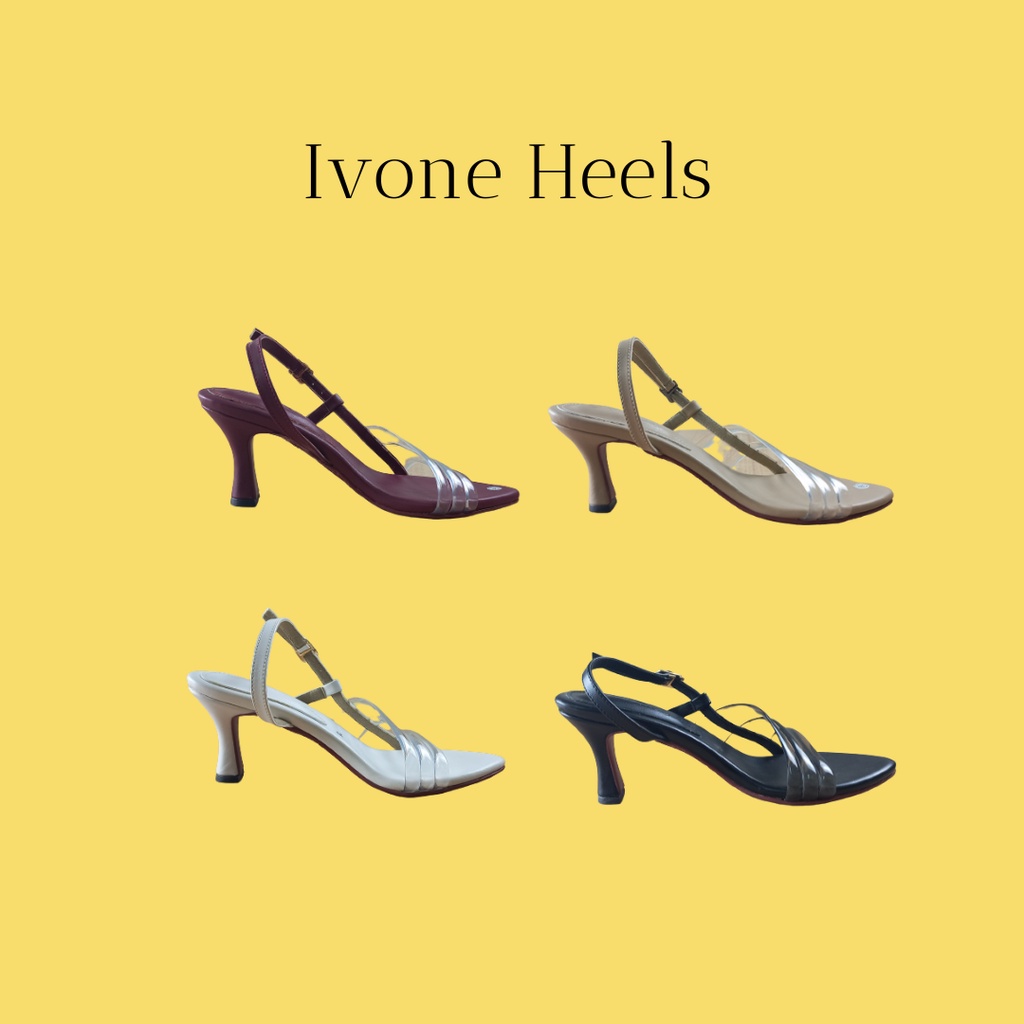 Defrou | Ivone heels | Sepatu Wanita Heels 6cm | Sepatu Pesta