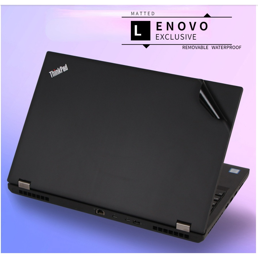 LENOVO Stiker Skin Laptop 3 Sisi Warna Hitam Matte 14 &quot;15.6&quot; 15.6 &quot;13&quot; 13 '' '13' '' / 1470 V- 14450 V415 '' '/ V- V4310