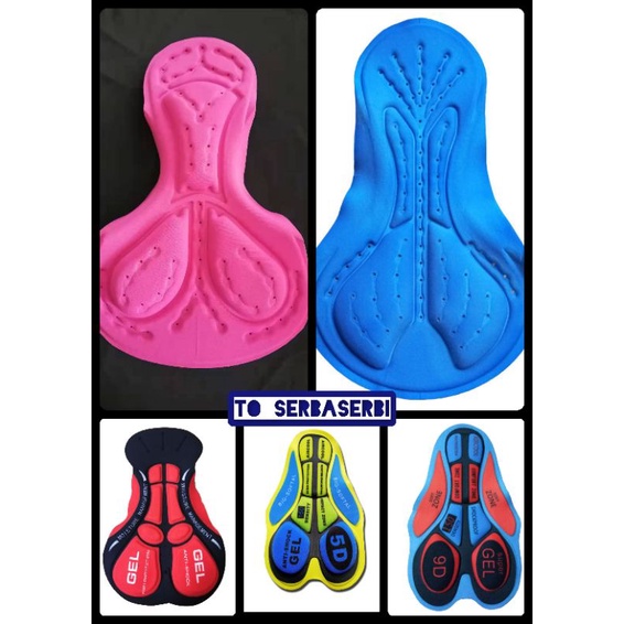 Gel Padding Celana Sepeda Busa 3D Gel Pria Wanita/ Unisex/Cycling/Bike/Sport Underwear Padding/Busa