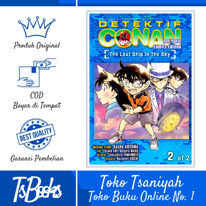 Jual Buku Komik Detective Conan Detektif Conan Movie The Lost Ship In ...