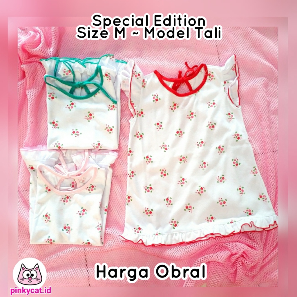 ( 1 2 tahun ) Baju Rumah Anak Daster Kaos Katun Santai Rumahan Murah Sehari Hari Harian