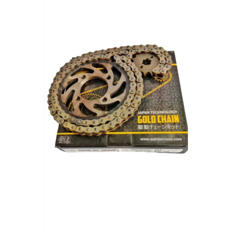 GEAR GIR GER SET SMASH RANTE GOLD HARD TEBAL 428H-100 GIR GOLD 14T 35T