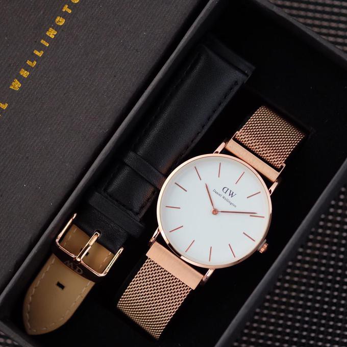 NEW PRODUCT JAM TANGAN PRIA DANIEL WELLINGTON DW MAGNET MAN ROSEGOLD WHITE TERBARU