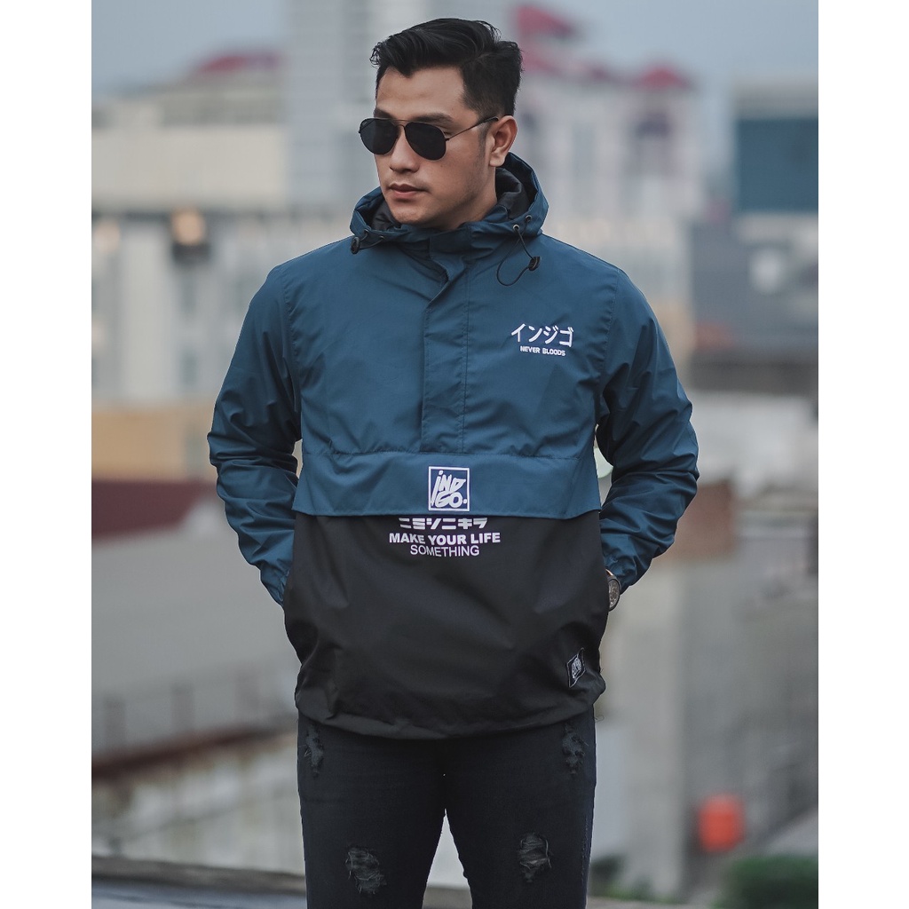 Terlaris ! Jaket parasut pria taslan outdoor cougel saku doraemon keren gaya korean berkualitas premium original distro ( COD BISA BAYAR DITEMPAT )