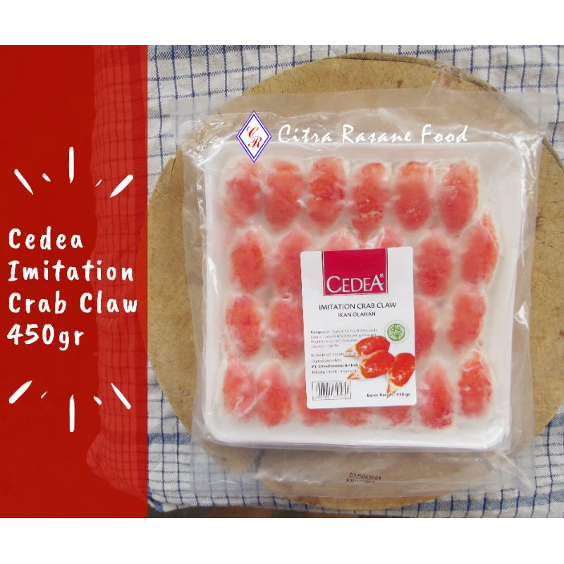 

Cedea Imitation Crab Claw / Ikan Olahan 450gr