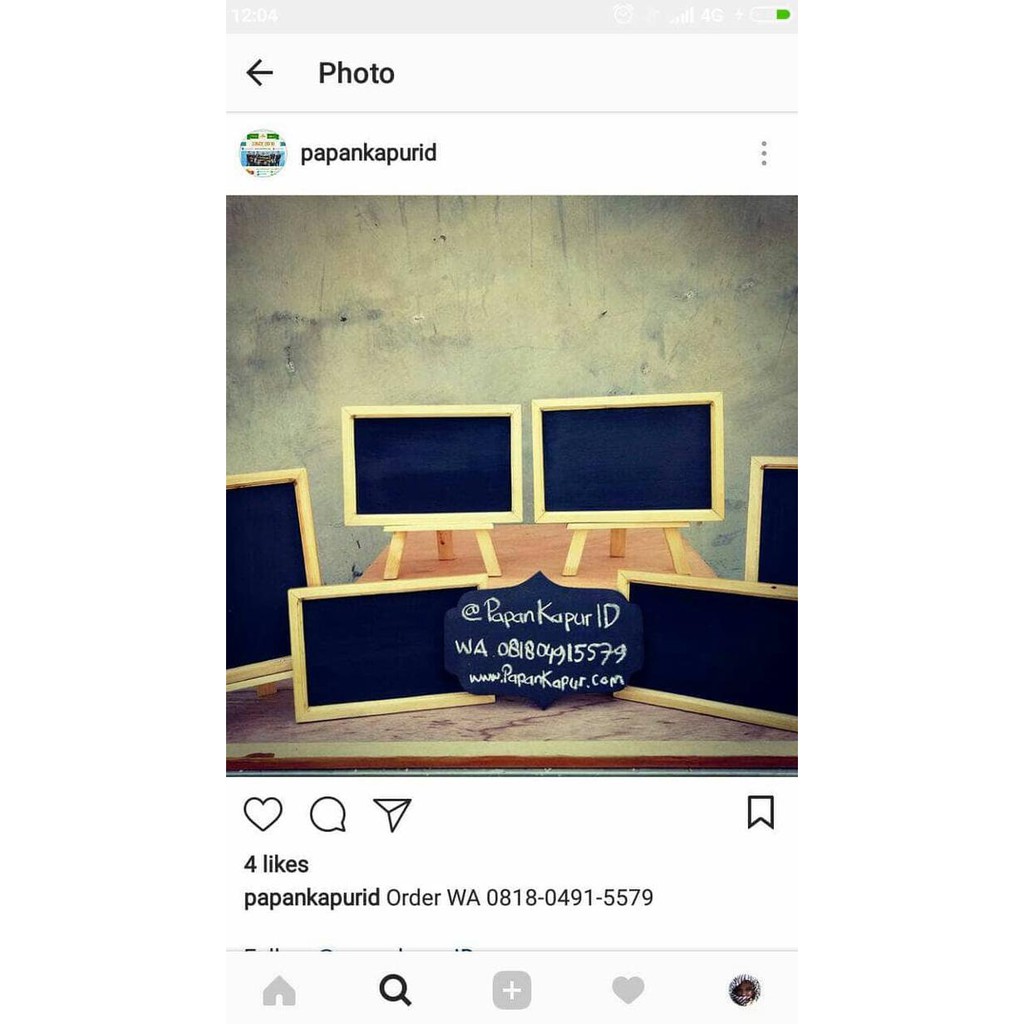 

PALING MURAH Papan Tulis Kapur 20*30 Murah / Mini Chalkboard sale sale