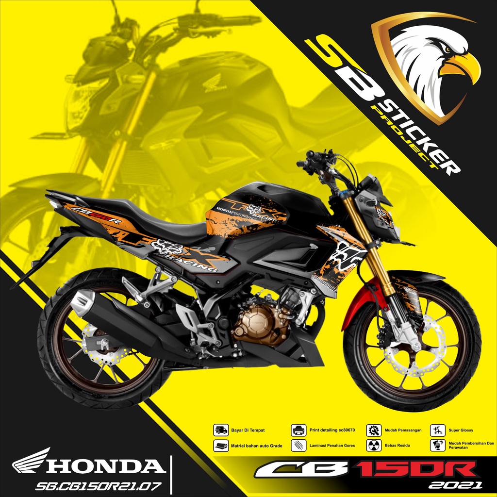 STRIPING CB150R 2021 - STRIPING HOLOGRAM HONDA CB150R 2021 FOX