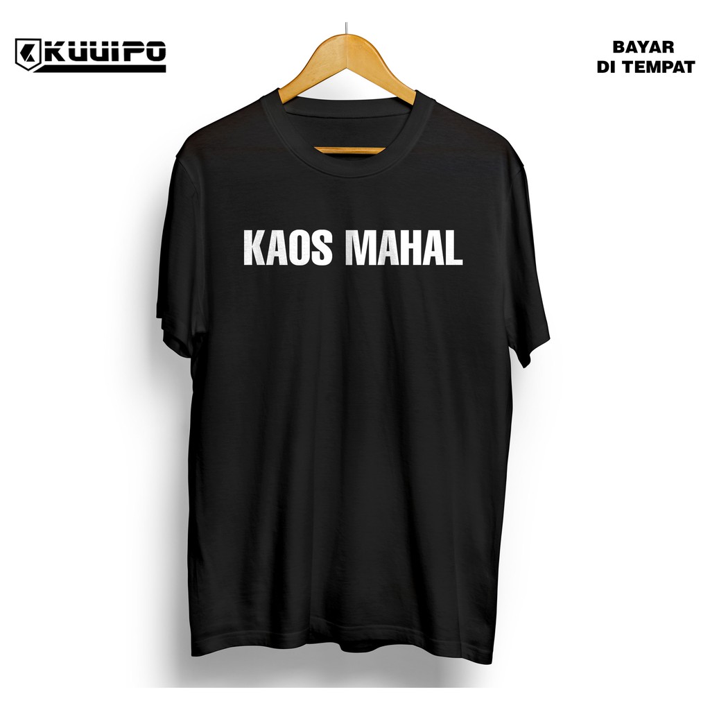 KAOS MAHAL / BAJU DISTRO COWOK KEREN TAJIR KAYA RAYA / PAKAIAN SULTAN PRIA / BAGUS KEREN SANTAI