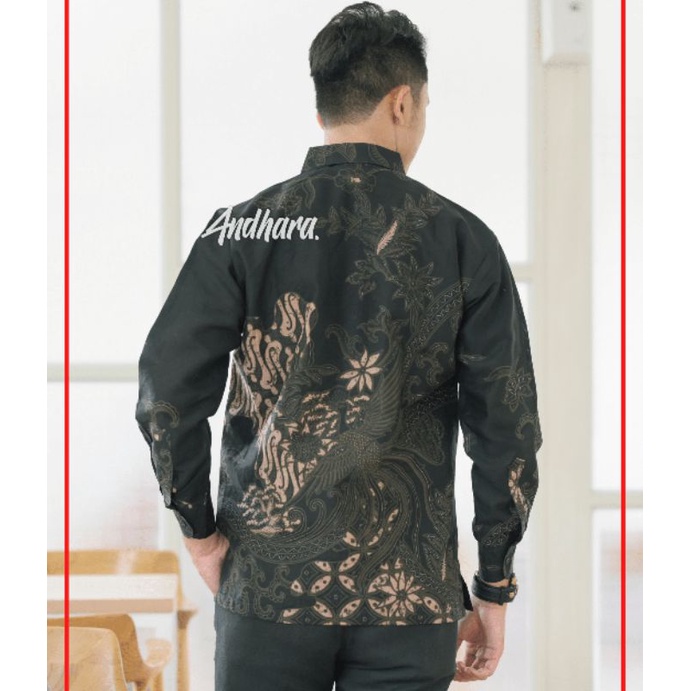 Kemeja Baju Batik Pria Cowok Lengan Panjang Slimfit Modern Kasual Premium PARANGSELING