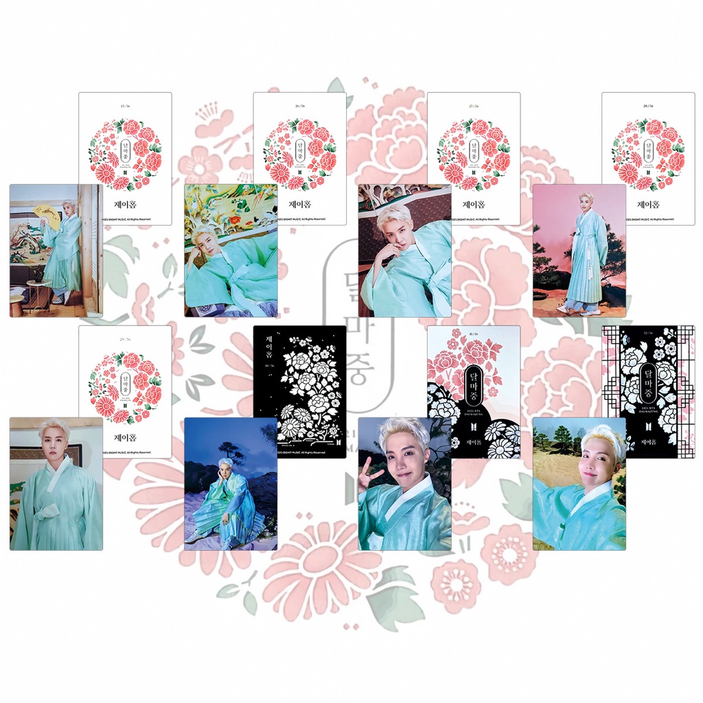 8pcs / set Kartu Foto Kpop BTS DALMAJUNG BASIC / SPECIAL Untuk Hadiah Army