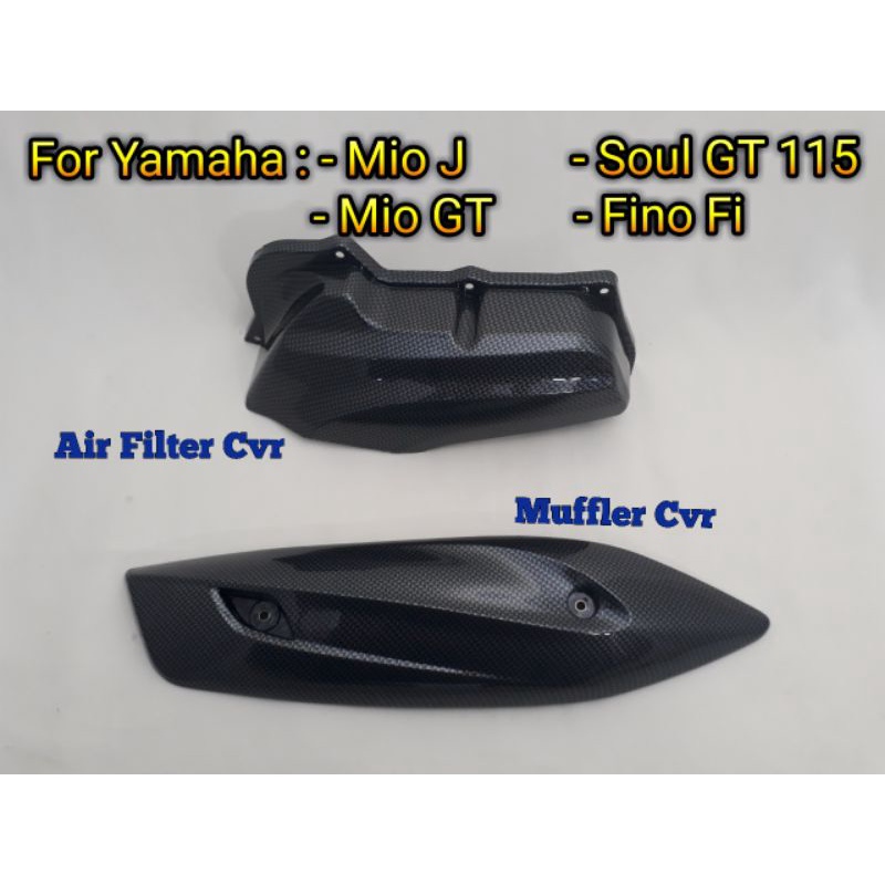 Air Filter Cvr Plus Tutup Knalpot Mio J Mio Gt Soul Gt 115 Fino Fi