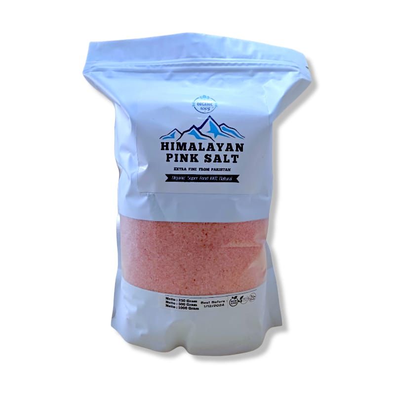 Garam Himalaya Pink Salt Organic//Original Premium Asli 500gr NON GMO