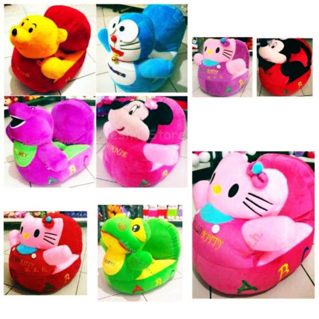  Sofa  Odong  Boneka Mickey Minnie Hello Kitty Keropi 