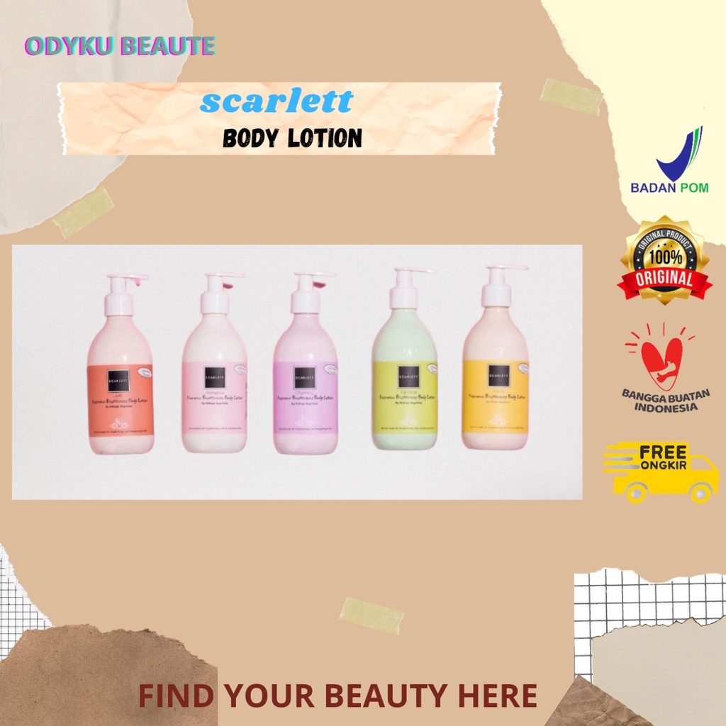 Scarlet whitening body lotion  || ORIGINAL