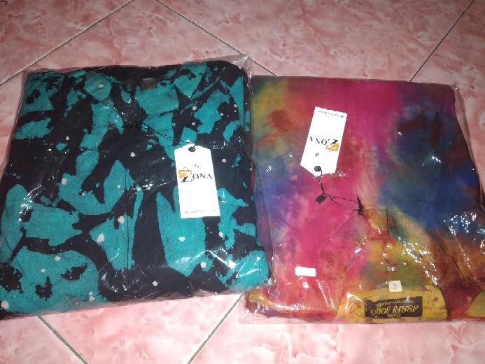 ( Size S ) Gamis Rainbow Rayon Super Busui 100% Batik Non Printing