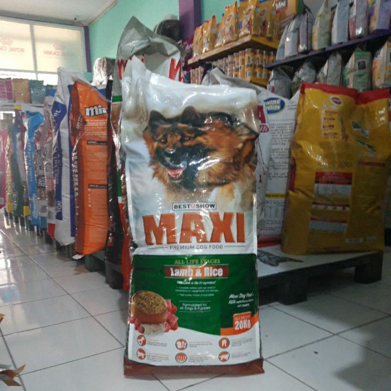 Makananan Anjing Maxi Dog 20kg Lamb &amp; rice