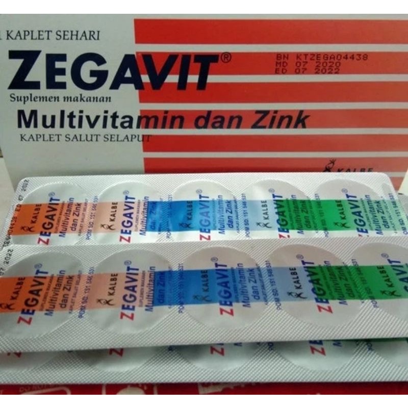 Zegavit // Multivitamin dan Zinc