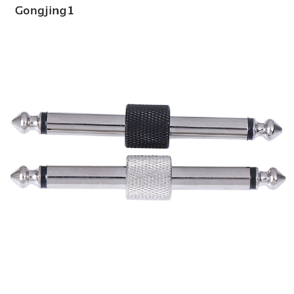 Gongjing1 Kabel Adapter Konektor pedal Efek Gitar Elektrik 6.35mm