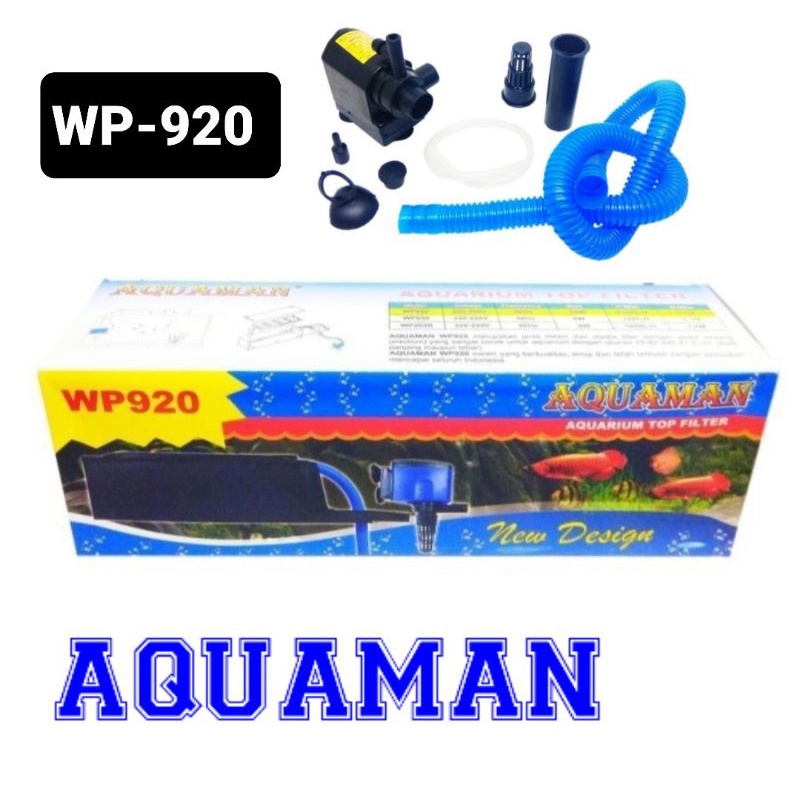 AQUAMAN WP 920 TOP FILTER AQUARIUM POWER HEAD 1 PAKET