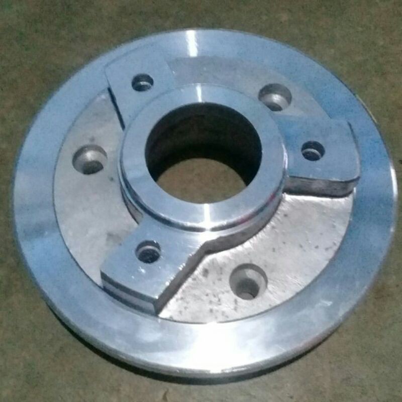 Adaptor cakram/plendes belakang satria fu buat tromol besar