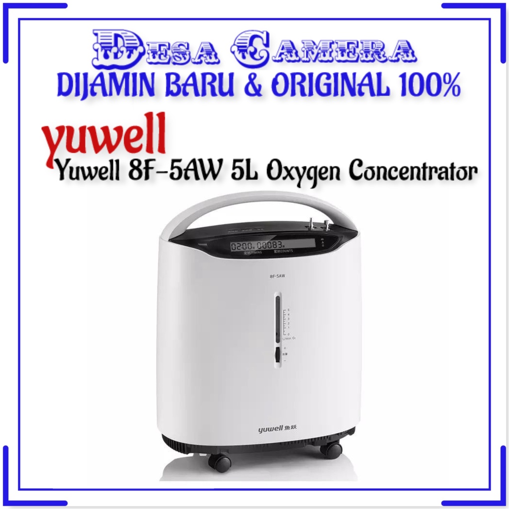 Yuwell 8F-5AW 5L Oxygen Concentrator Oksigen Medical