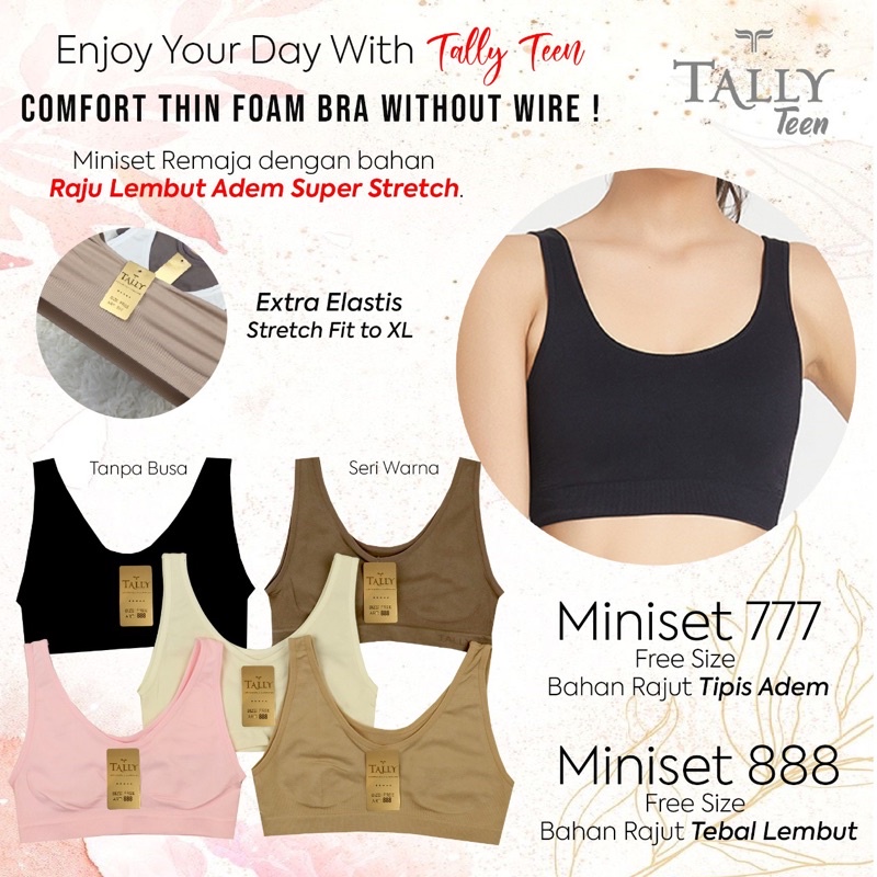 TALLY MINISET 777 DAN 888 (LEBIH TEBAL &amp; HALUS)  | BAHAN RAJUT | TANPA BUSA