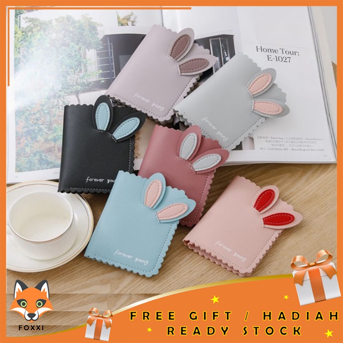 Foxxi - Dompet Wanita Lipat Mini Forever Young Rabbit /  Women Wallet