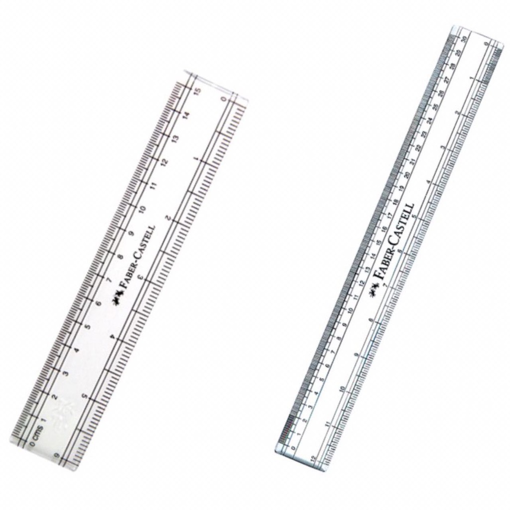 

[FABER CASTELL] Penggaris / Ruler Scale 15 cm / 30 cm