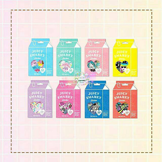 

JUICY SWANKY STICKER SET