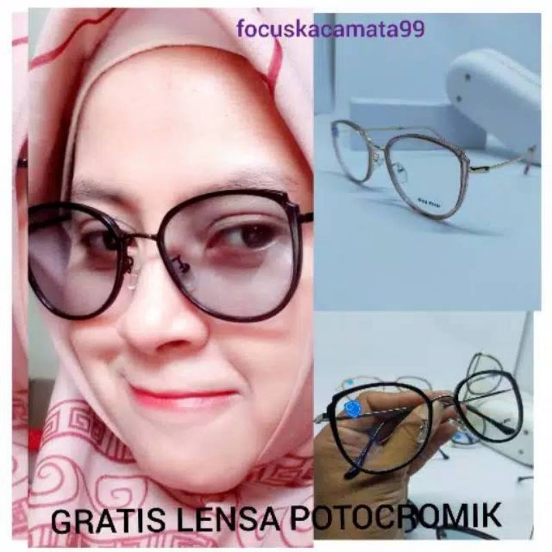 kacamata lensa photocromic antiradiasi boleh pilih lensa blueray bisa normal minus plus cilinder tergantung permintaan sampai minus 5 cyl 2 harga masih sama tulis saja pesanan kaka di catatan saat order free box lap cairan pembersih,kode32004size52-18-144