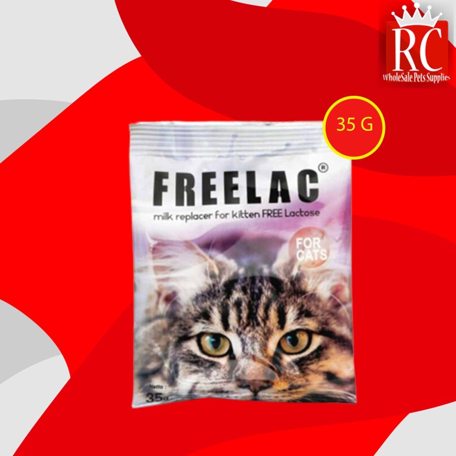 FREELAC MILK Susu Anak Kucing Cat Milk kitten 35gram